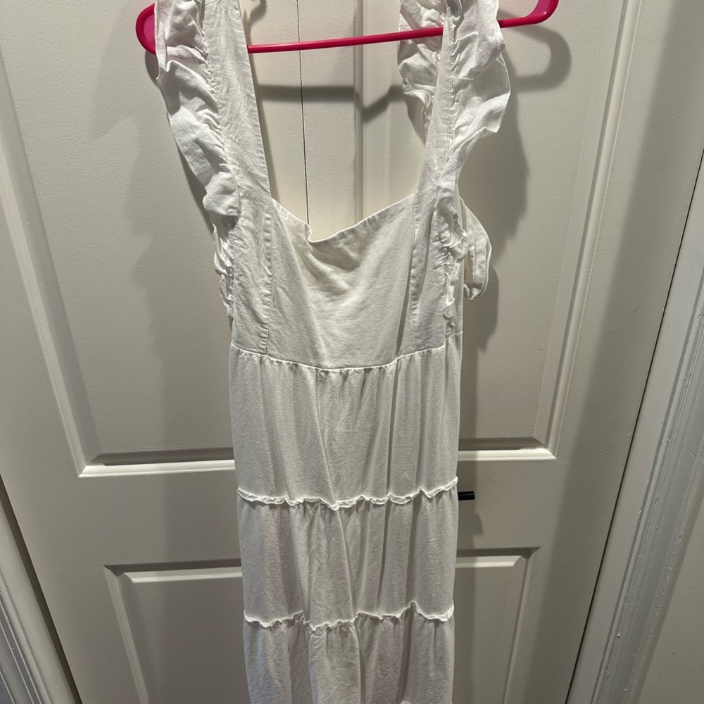 Lulu's White Midi Dress